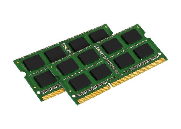 Kingston ValueRAM - DDR3 - 8 GB: 2 x 4 GB - SO-DIMM 204-pin - unbuffered