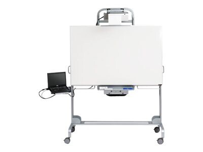 Bretford Mobile Interactive Whiteboard DIWB-AL - projection screen with floor stand - 75 in ( 191 cm )