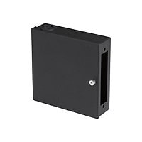Black Box Mini Wallmount Fiber Enclosure, One Adapter Panel - patch panel housing