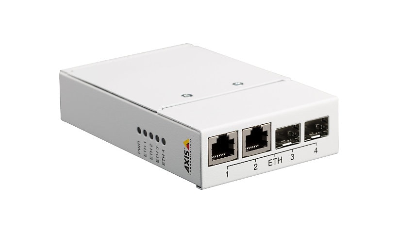 AXIS T8604 Media Converter Switch - fiber media converter - 10Mb LAN, 100Mb LAN, GigE