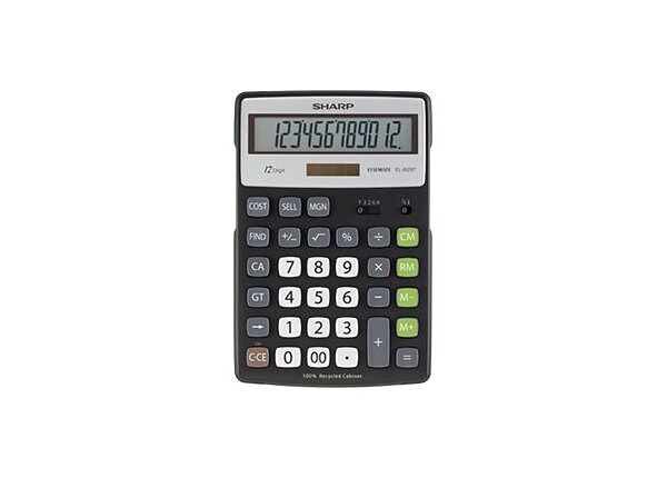 Sharp EL-R297BBK - desktop calculator