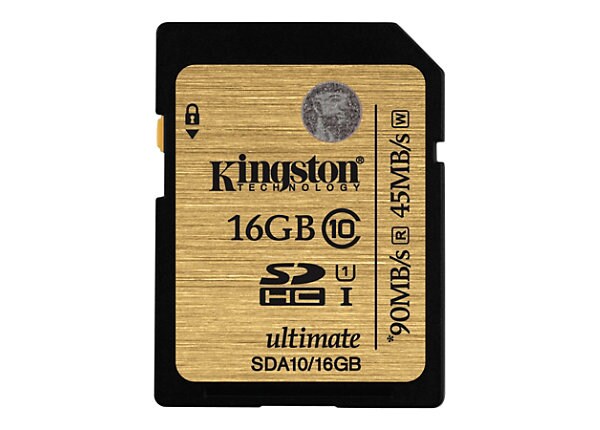 Kingston Ultimate - flash memory card - 16 GB - SDHC