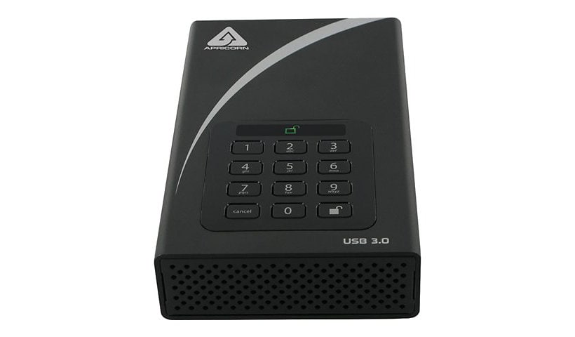 Apricorn Aegis Padlock DT ADT-3PL256-4000 - hard drive - 4 TB - USB 3.0