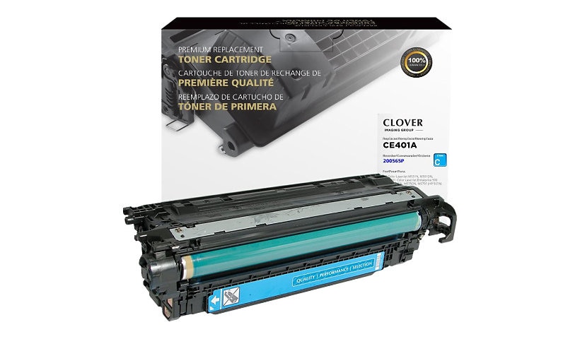 Clover Imaging Group - cyan - compatible - remanufactured - toner cartridge (alternative for: HP 507A)
