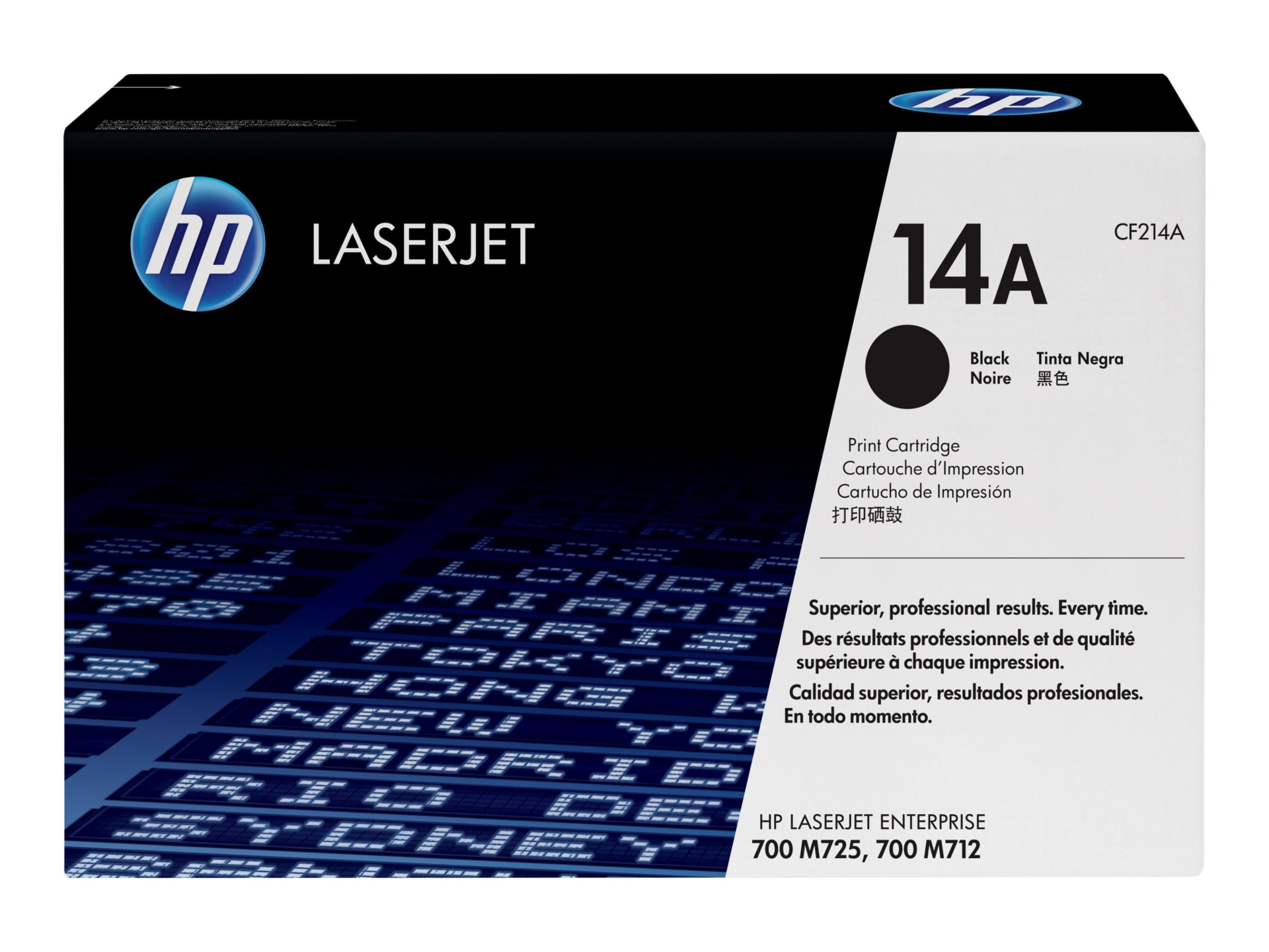 HP 14A (CF214A) Original Laser Toner Cartridge - Single Pack - Black - 1 Ea