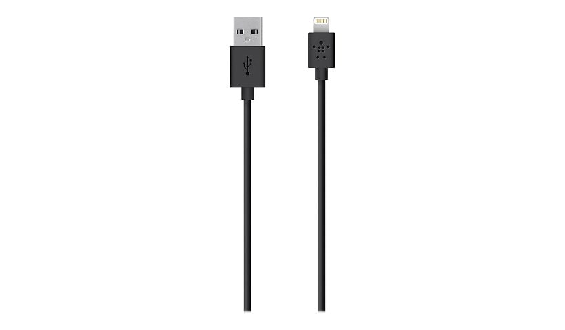 Belkin MIXIT ™ Lightning to USB ChargeSync Cable - 2M/ 6ft - Black