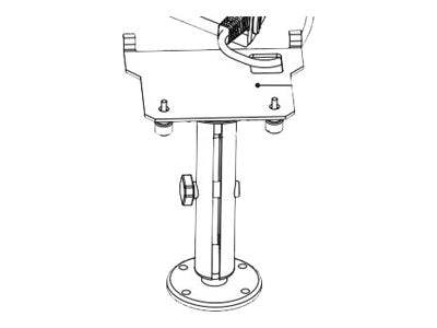 Zebra Mobile Mount Ram vehicle mounting kit