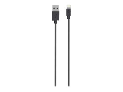 Belkin MIXIT 4ft Lightning to USB ChargeSync Cable, Black - Lightning cable