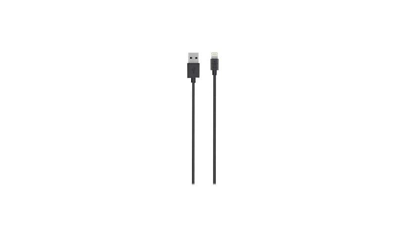 Belkin MIXIT 4ft Lightning to USB ChargeSync Cable, Black - Lightning cable