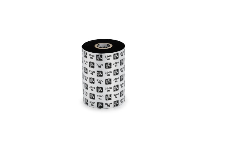 Zebra 3200 Wax/Resin - 6-pack - black - print ink ribbon refill