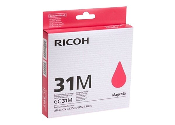 Ricoh GC 31M - magenta - original - ink cartridge