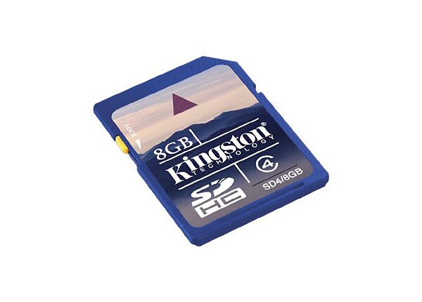 Kingston - flash memory card - 8 GB - SDHC