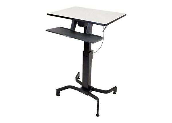 Ergotron WorkFit PD Sit-Stand Desk (Gray)