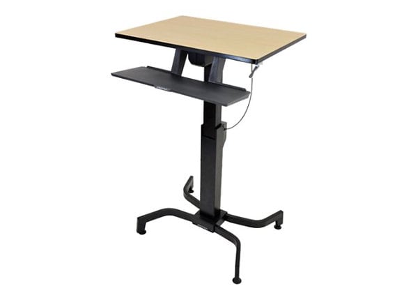 Ergotron WorkFit PD Sit-Stand Desk (birch)