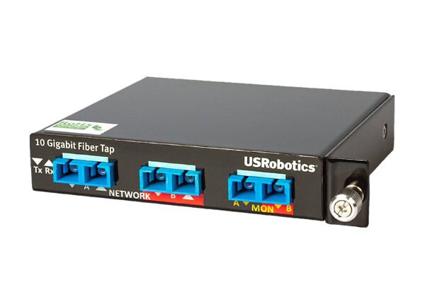 USRobotics 10 Gigabit SR Multi-Mode Fiber Network Tap - tap splitter - 10 GigE