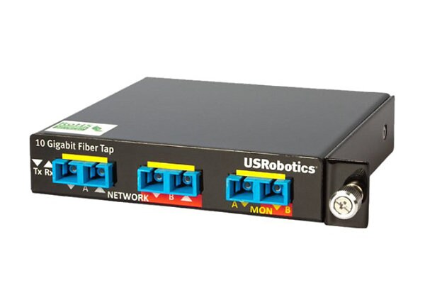USRobotics 10 Gigabit LR Single-Mode Fiber Tap - tap splitter - 10 Gbps