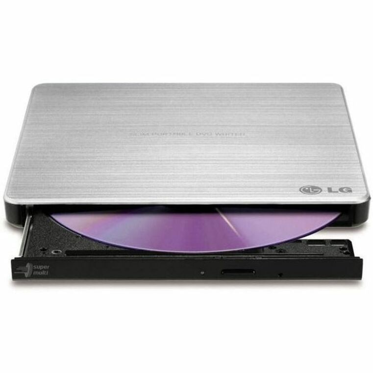 Thumbnail 6 of 6 for LG GP60NS50 External Ultra Slim Portable DVDRW Silver - Retail Pack