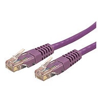 StarTech.com 6ft CAT6 Ethernet Cable - Purple Molded Gigabit - 100W PoE UTP 650MHz - Category 6 Patch Cord UL Certified