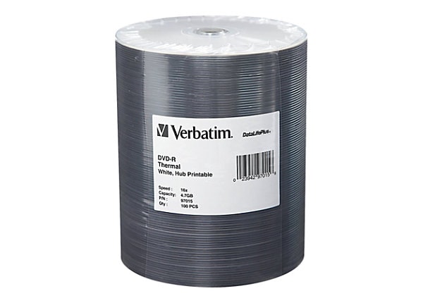 Verbatim DataLifePlus - DVD-R x 100 - 4.7 GB - storage media