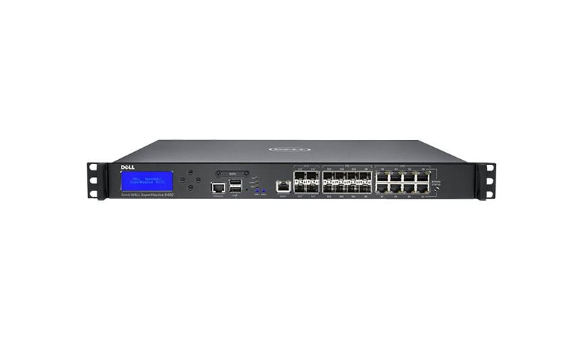 Sonicwall SuperMassive 9600 - security appliance - with 2 years Sonicwall C