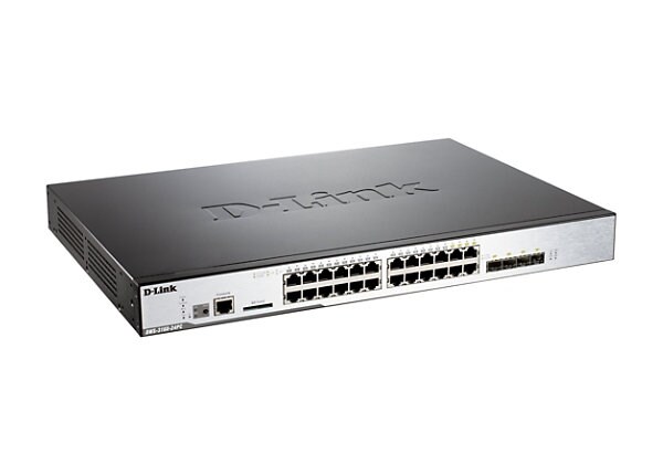 D-Link DWS 3160 - switch - 24 ports - managed - rack-mountable