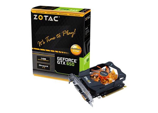 ZOTAC GeForce GTX 650 graphics card - GF GTX 650 - 1 GB