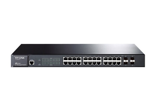 TP-LINK JetStream TL-SG3424 - switch - 24 ports - managed - rack-mountable