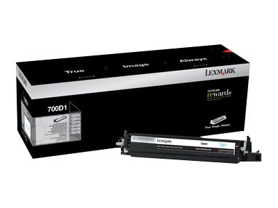 Lexmark 700D1 - black - original - developer kit - LCCP