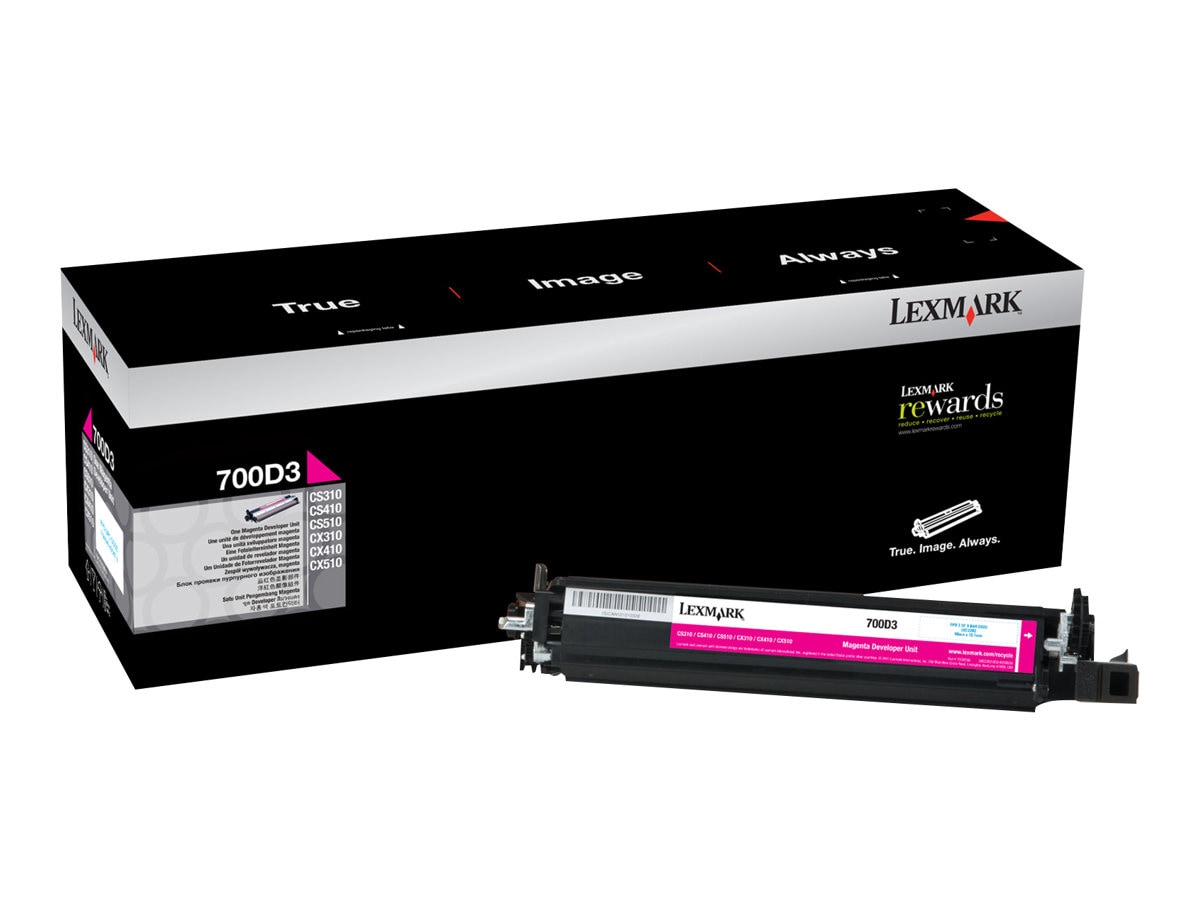 Lexmark 700D3 - magenta - original - kit de développement - LCCP