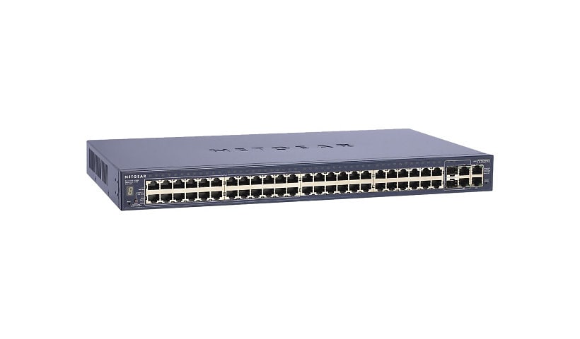 NETGEAR Smart GS752TPS - switch - 48 ports - smart - rack-mountable