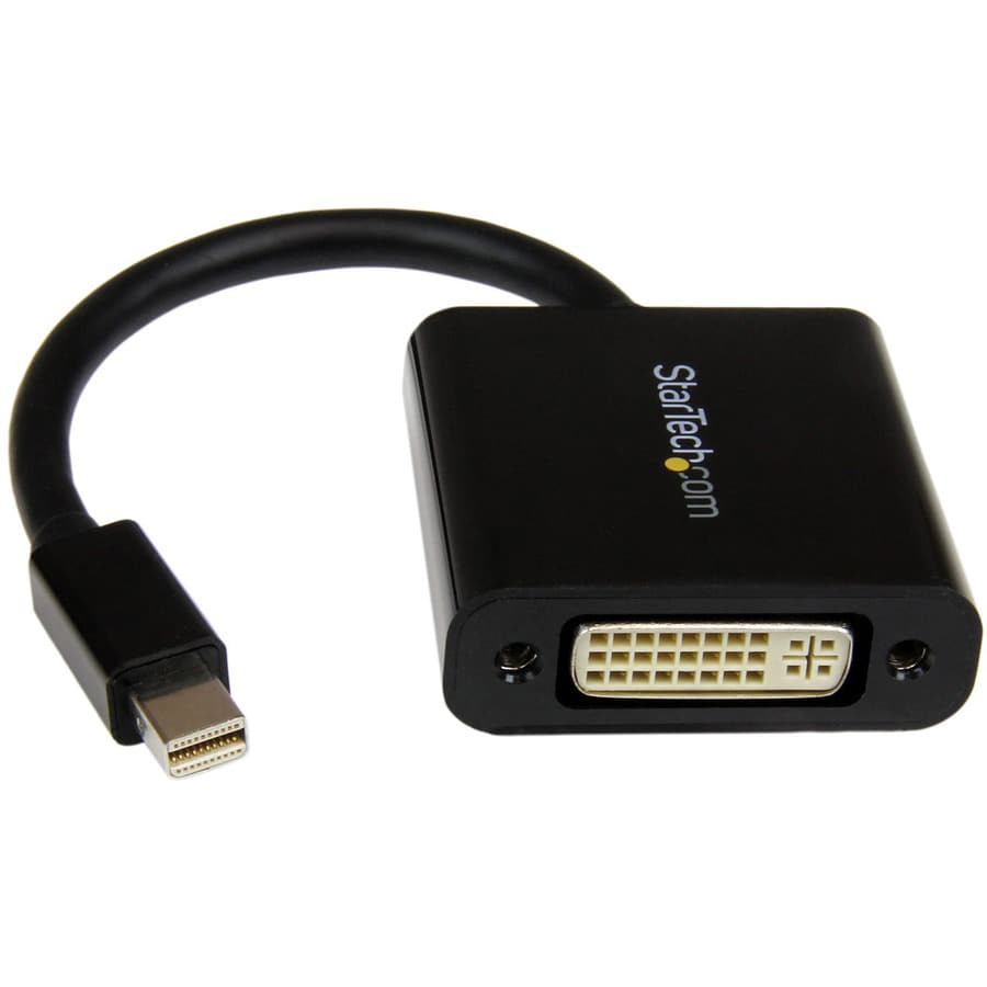 StarTech.com Mini DisplayPort to DVI Adapter, Mini DP to DVI-D Single Link Converter, 1080p Video, Passive, mDP 1.2 to