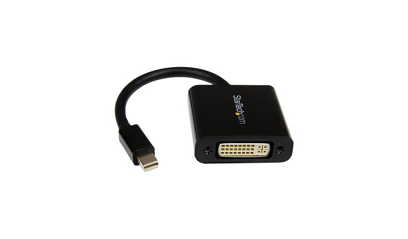 StarTech.com Mini DisplayPort to DVI Adapter, Mini DP to DVI-D Single Link Converter, 1080p Video, Passive, mDP 1.2 to