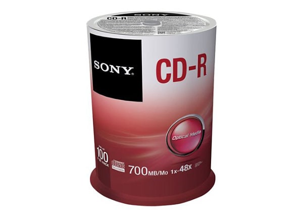 Sony CDQ-80SP - CD-R x 100 - 700 MB - storage media