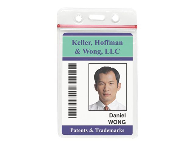 Brady People ID card holder - for  - clear