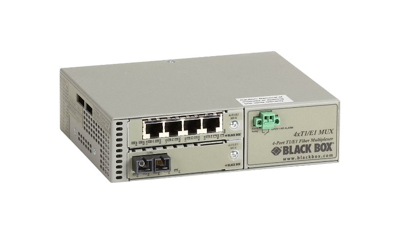 Black Box T1/E1 to Fiber Mux - multiplexor