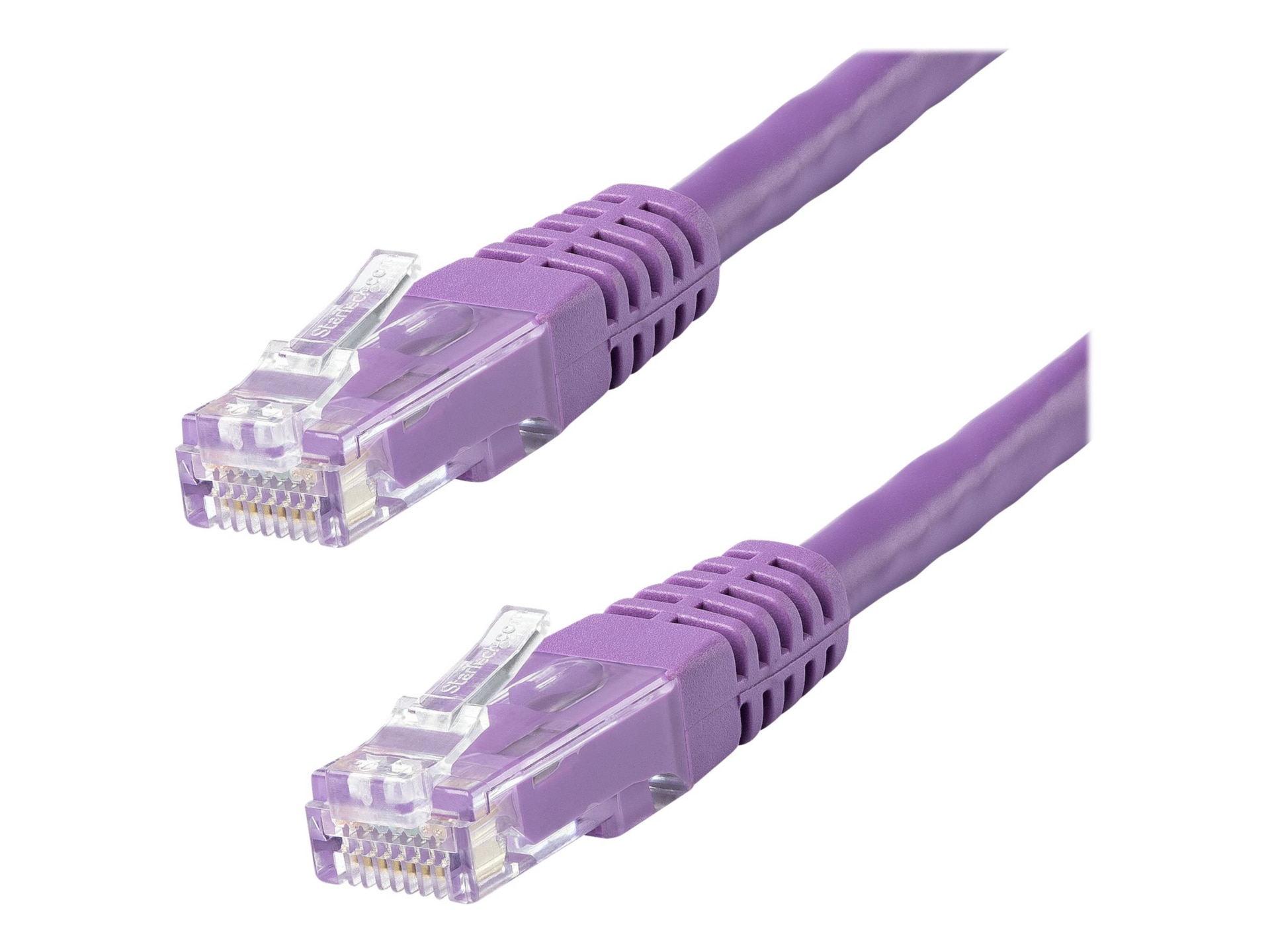 StarTech.com 6ft CAT6 Ethernet Cable - Purple Molded Gigabit - 100W PoE UTP