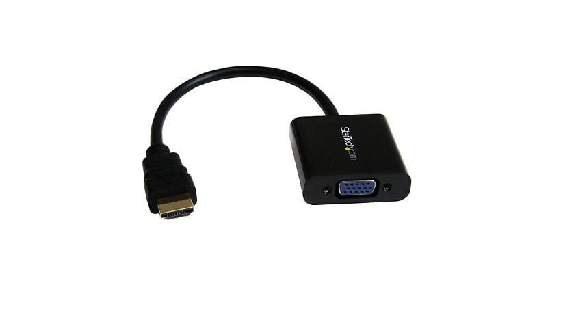 StarTech.com HDMI to VGA Adapter - Active Monitor Converter Cable - 1080p