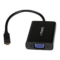 StarTech.com Micro HDMI to VGA Adapter with Audio - Video Converter 1080p