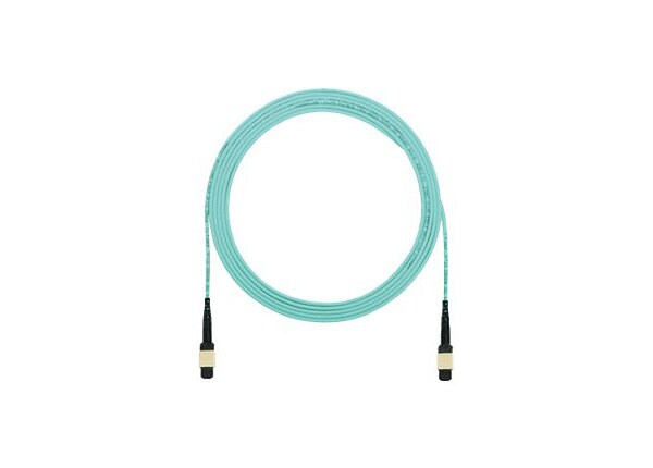 Panduit QuickNet MTP Interconnect Cable Assemblies - patch cable - 19.8 m - aqua