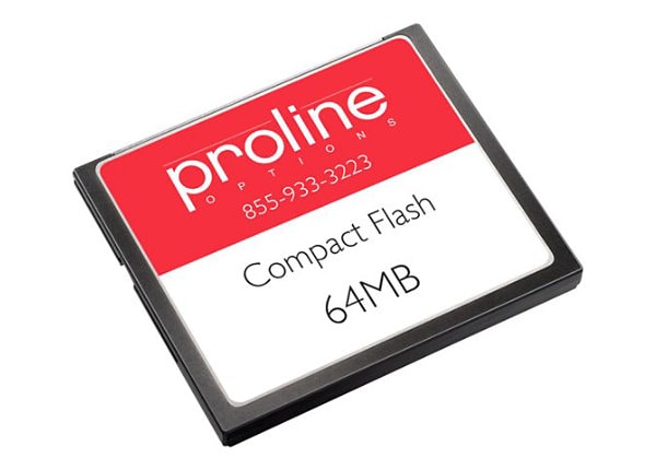 Proline - flash memory card - 64 MB - CompactFlash