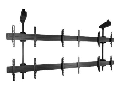 Chief Fusion Large Micro-Adjustable 3x2 Video Wall Ceiling TV Mount - For Displays 42-50" - Black