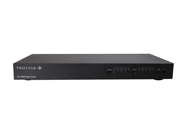 C2G TruLink 4x2 HDMI Matrix Switch - video/audio switch - 2 ports