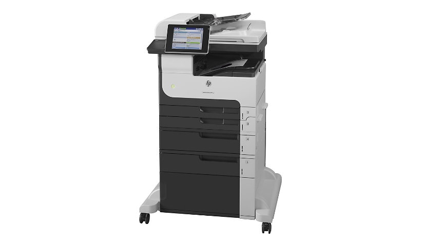 HP LaserJet M725F Laser Multifunction Printer-Monochrome-Copier/Fax/Scanner-41 ppm Mono Print-1200x1200 Print-Automatic