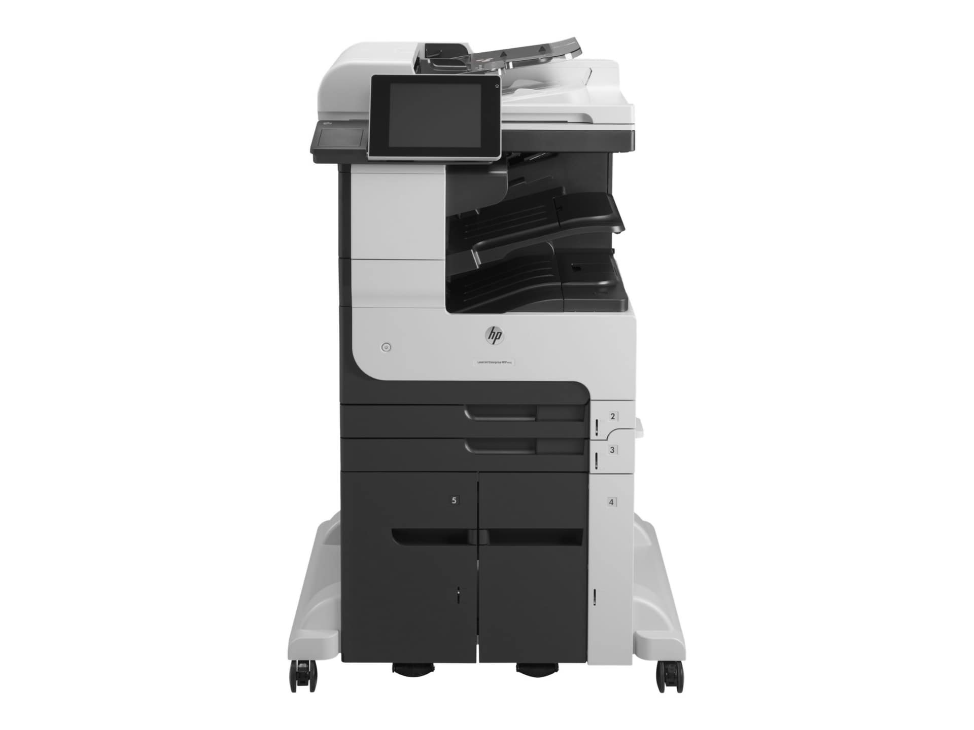 HP LaserJet 700 M725Z+ Laser Multifunction Printer-Monochrome-Copier/Fax/Scanner-41 ppm Mono Print-1200x1200