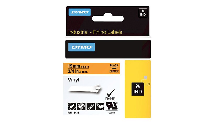 DYMO RhinoPRO - tape - 1 cassette(s) - Roll (1.9 cm x 5.5 m)