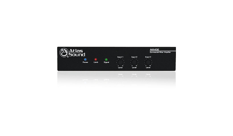 Atlas 40 Watt 3-Channel Mixer Amplifier
