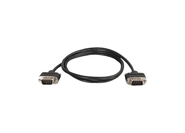 C2G CMG-Rated DB9 Low Profile Null Modem M-M - null modem cable - 15 ft