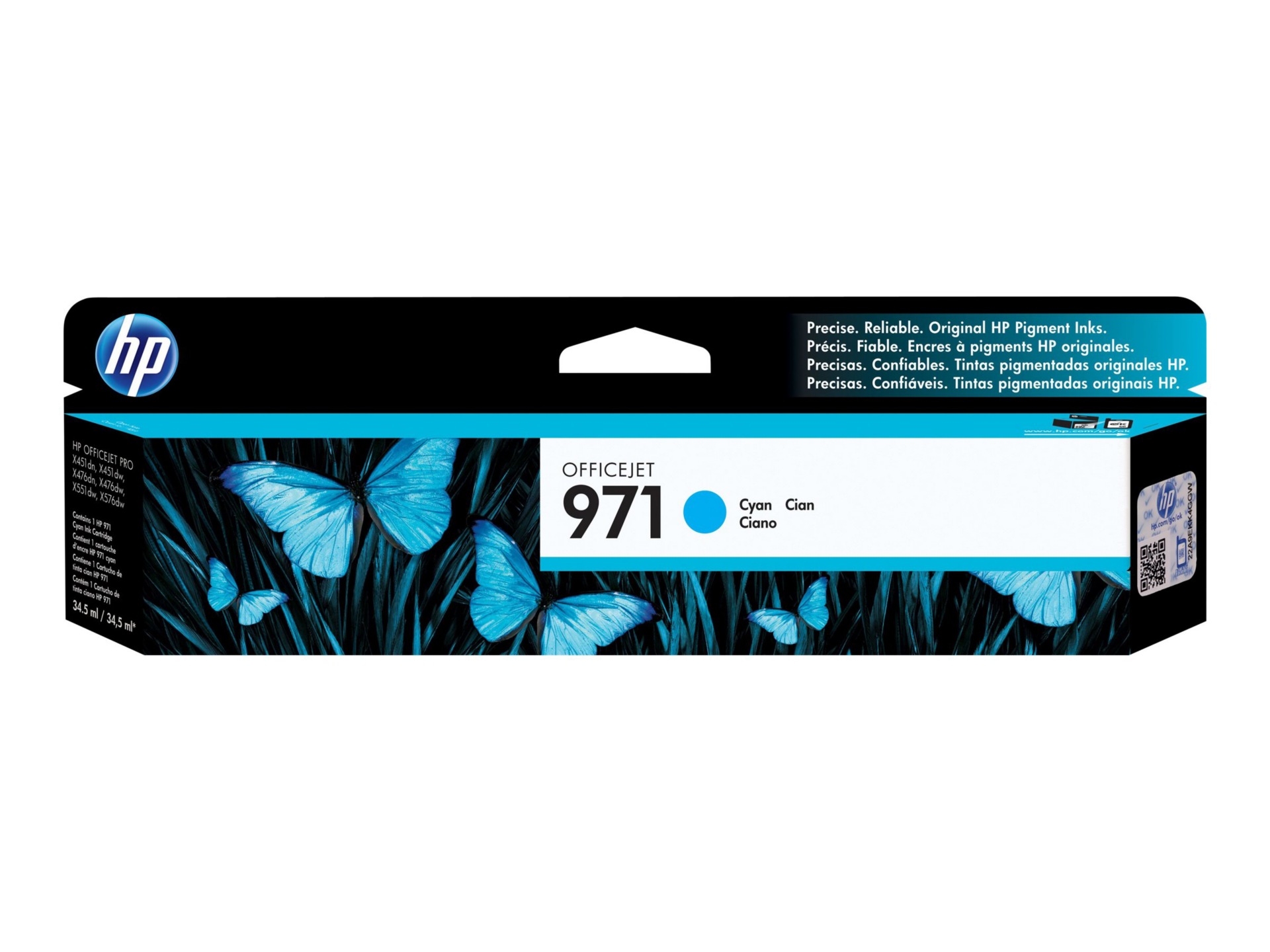 HP 971 (CN622AM) Original Standard Yield Inkjet Ink Cartridge - Single Pack