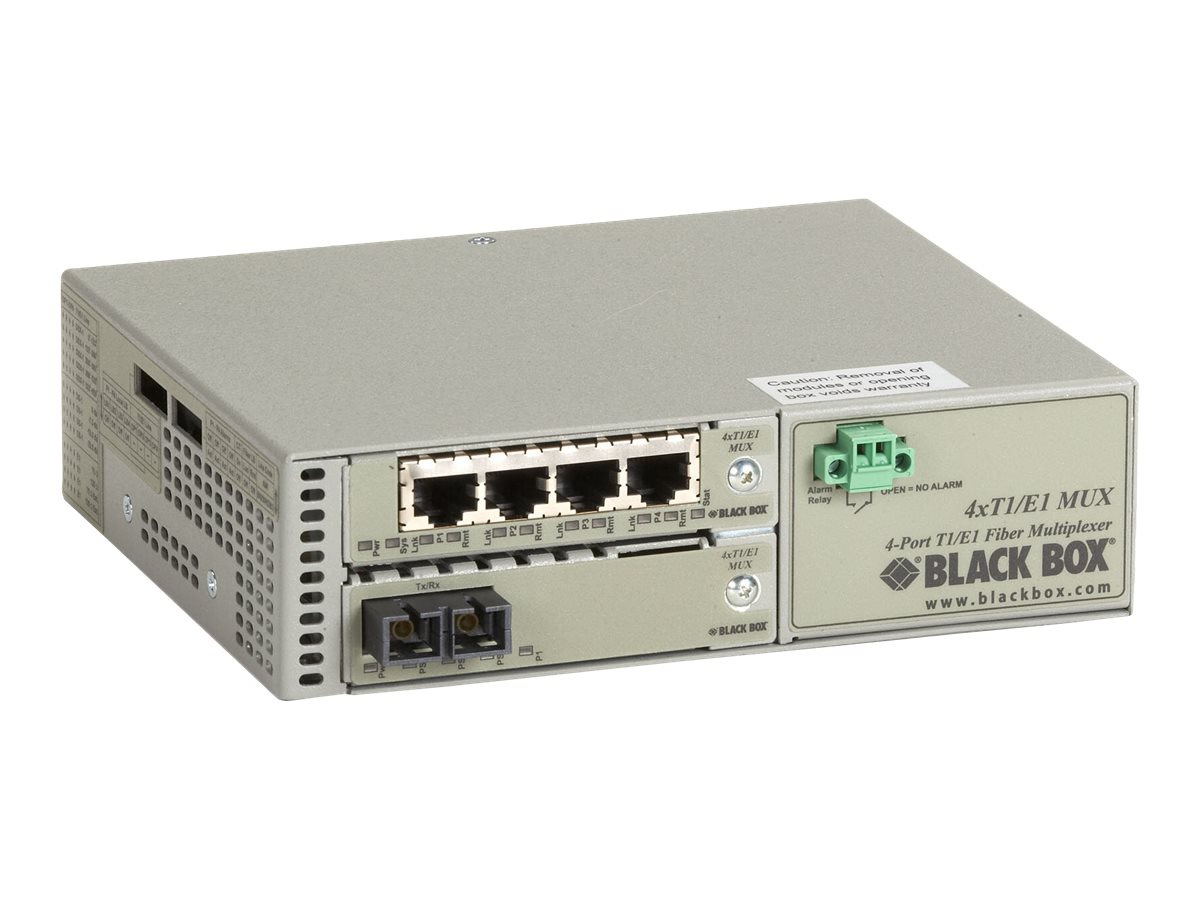 Black Box T1/E1 to Fiber Mux - multiplexor