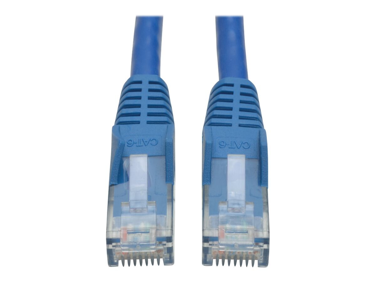 Eaton Tripp Lite Series Cat6 Gigabit Snagless Molded (UTP) Ethernet Cable (RJ45 M/M), PoE, Blue, 6 ft. (1,83 m) - patch